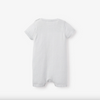 Elegant Baby Pale Blue Bunny Knit Shortall Romper